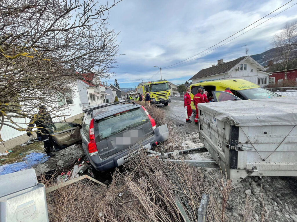 Trafikkulykke Mjøndalen